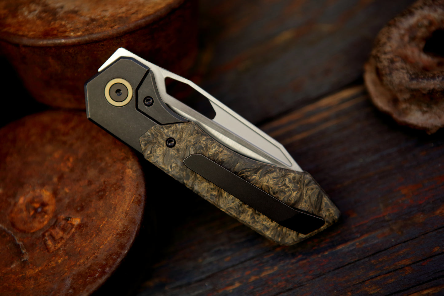 The DeVille Gold Dark Matter Satin Blade