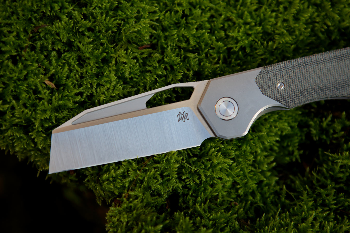 The DeVille Black Micarta Satin Blade