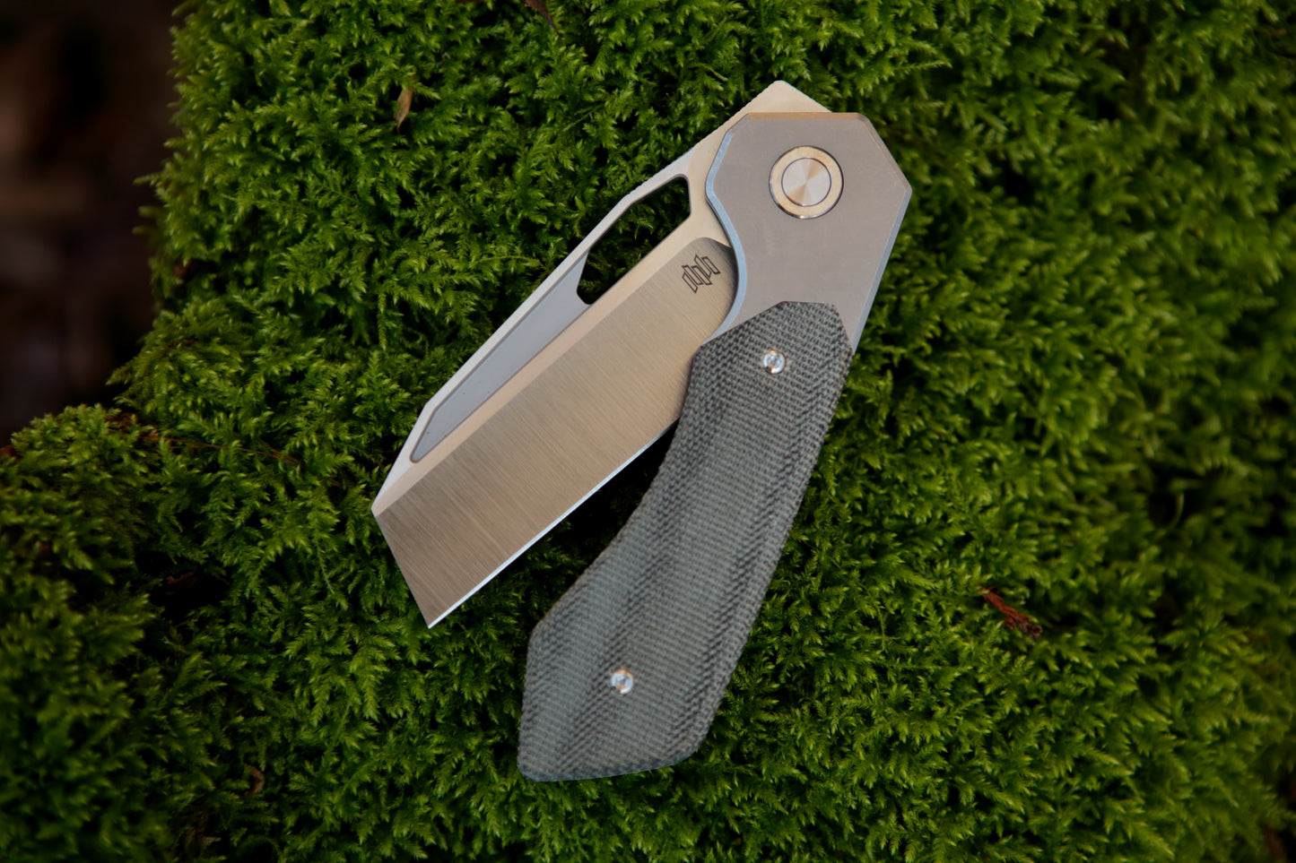 The DeVille Black Micarta Satin Blade