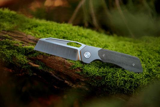 The DeVille Black Micarta Stonewash Blade Deposit 2 of 2
