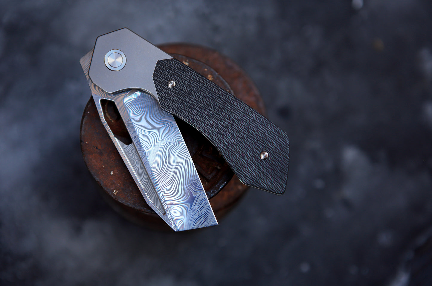 The DeVille Sidecut CF Damasteel Deposit 2 of 2