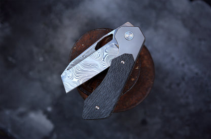 The DeVille Sidecut CF Damasteel Deposit 2 of 2