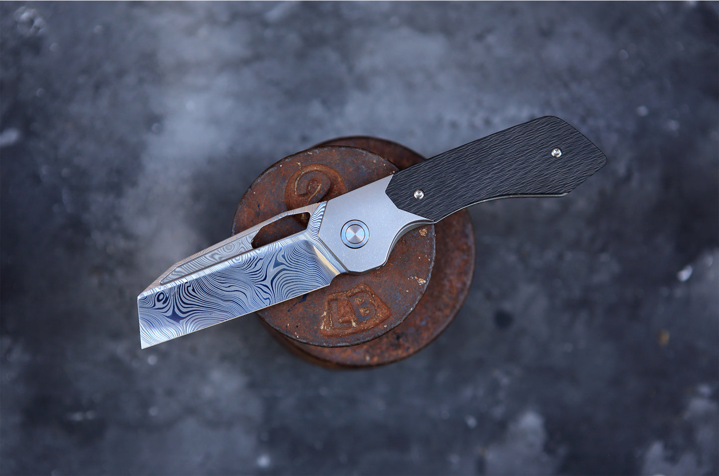 The DeVille Sidecut CF Damasteel Deposit 2 of 2